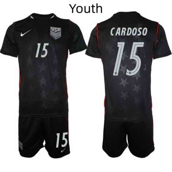 USA FIFA World Cup 2026 Navy Blue Soccer Jersey Johnny Cardoso #15